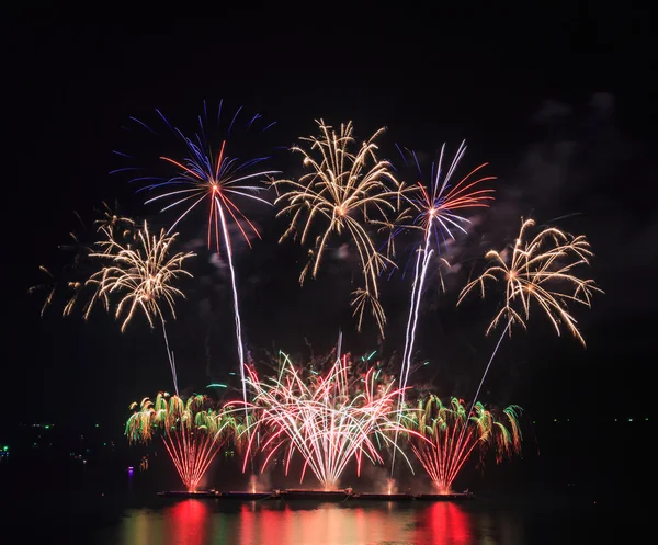 Amazing festive fireworks — Stock Photo, Image