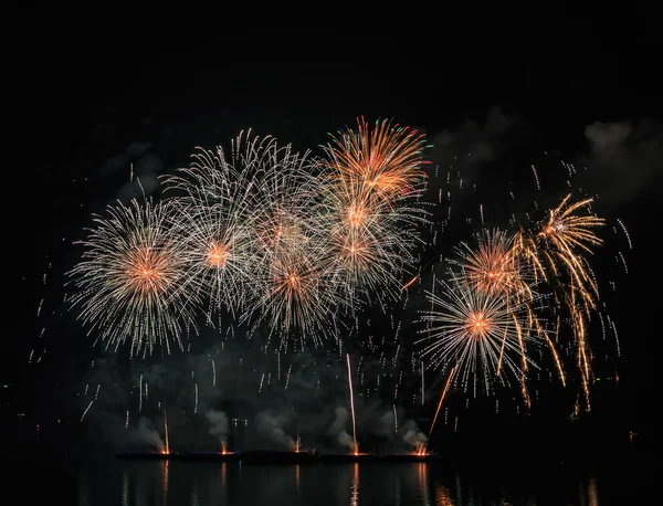 Amazing festive fireworks — Stock Photo, Image