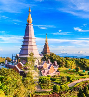 Pagoda Inthanon Milli Parkı içinde 