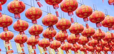  Çin kırmızı fenerler