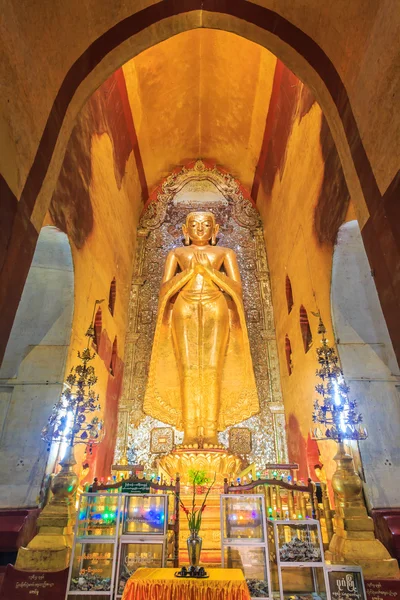 Buddha in temple in Bagan — Stock Photo, Image