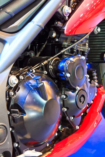 Moderno motor de motocicleta — Fotografia de Stock