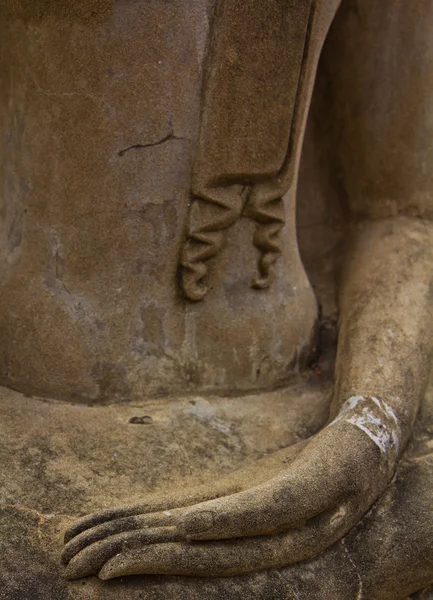 Boeddha hand in Ayutthaya — Stockfoto