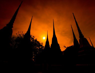 Pagoda Wat Pro adlı Bangkok  