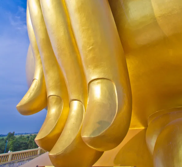 Ancient Buddha's hand — Stock Photo, Image