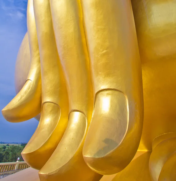 Ancient Buddha's hand — Stock Photo, Image