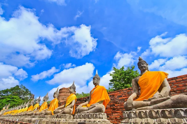 Tempel av ayuthaya, thailand — Stockfoto