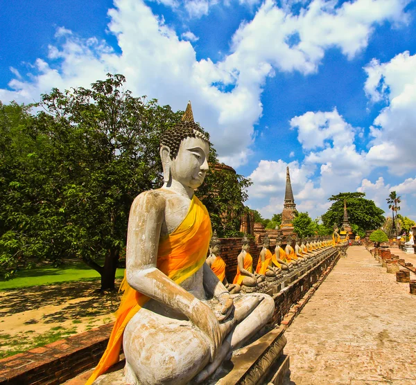 Tempel von Ayuthaya, Thailand — Stockfoto