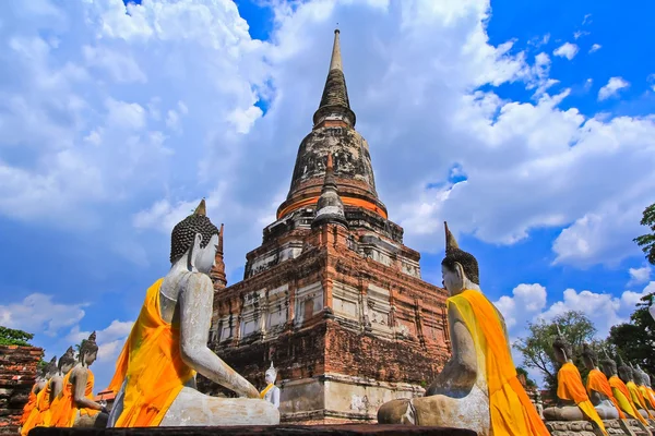Tempel von Ayuthaya, Thailand — Stockfoto
