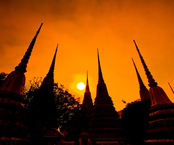 Pagoda en Wat Pro en Bangkok —  Fotos de Stock