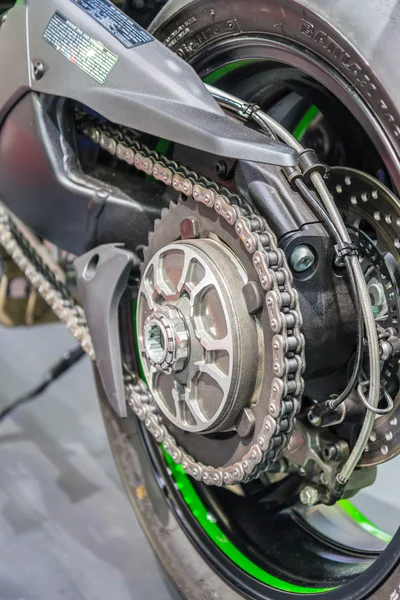 Motor de cadena de motocicleta — Foto de Stock