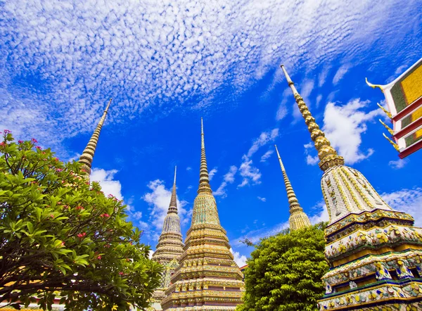 Pagoda a Wat pho a Bangkok — Foto Stock