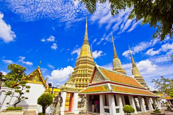Pagoda v Wat pho v Bangkoku — Stock fotografie