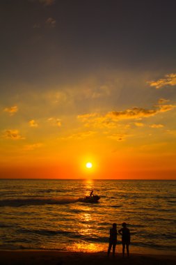 su üzerinde Jet binici 