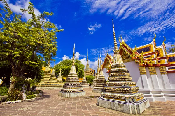 Pagoda en Wat pho en Bangkok — Foto de Stock