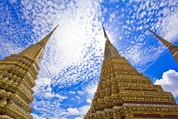 Pagoda en Wat pho en Bangkok —  Fotos de Stock