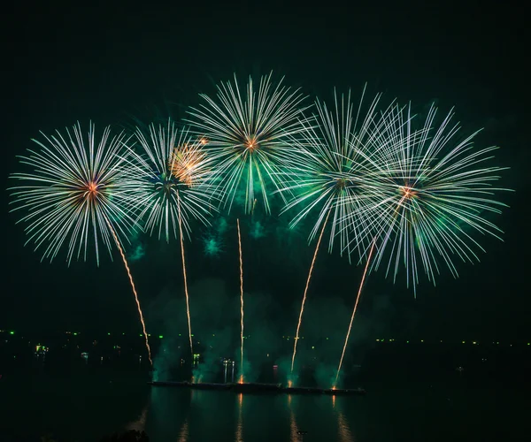 Amazing color Fireworks — Stock Photo, Image
