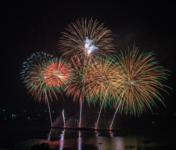 Amazing color Fireworks — Stock Photo, Image