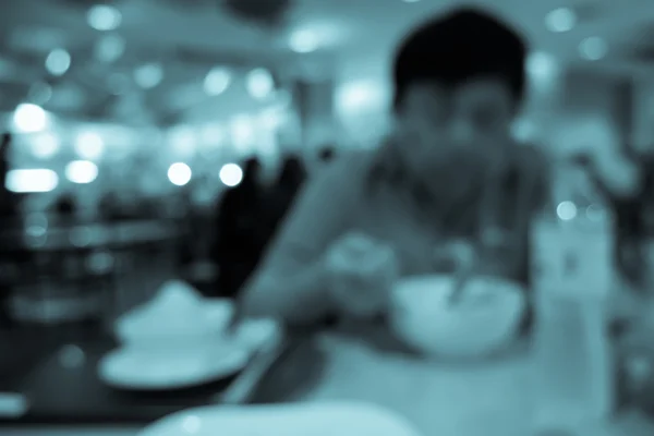 People eating restaurant — Stock Photo, Image