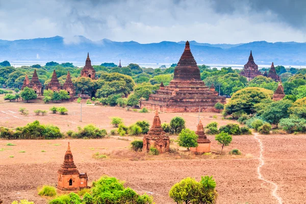 Pagode velho na cidade de Bagan — Fotografia de Stock