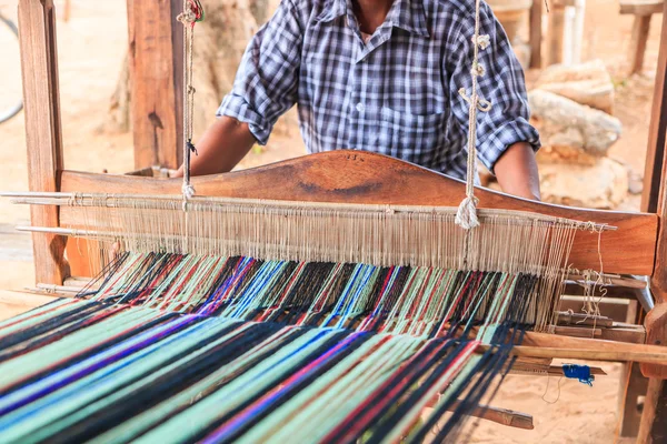 Traditional weaving town — Stock Photo, Image