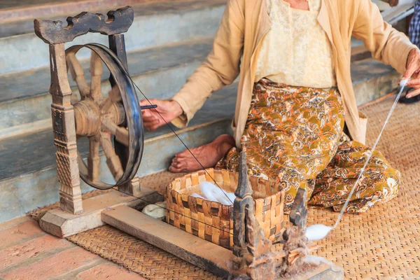 Silk Production Process — Stock Photo, Image