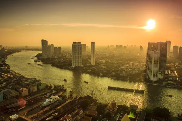 Paisagem urbana da cidade de Bangkok — Fotografia de Stock