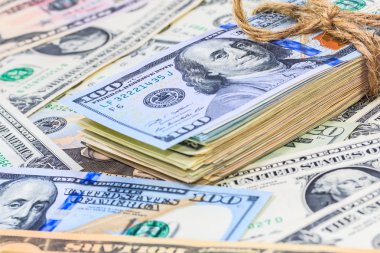 dolarlık banknotların arka plan