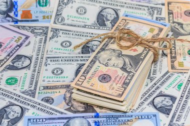 dolarlık banknotların arka plan