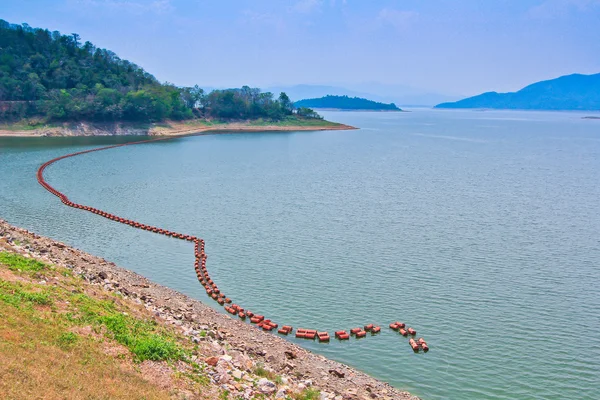 Paisaje de presas en Tailandia — Foto de Stock