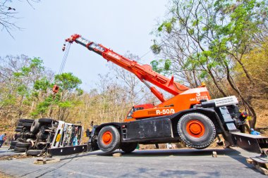 Kuzey Tayland yolda kaza.