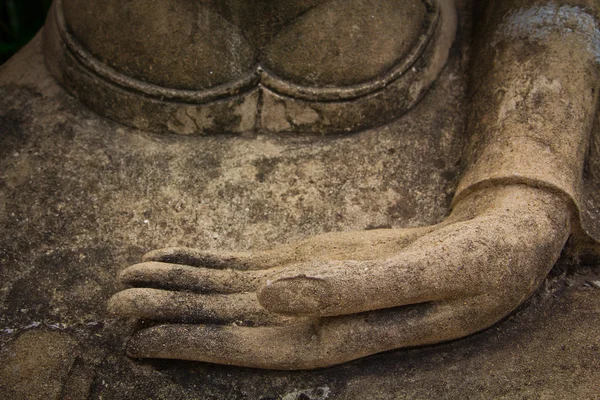 Рука Будды закрывается. — стоковое фото