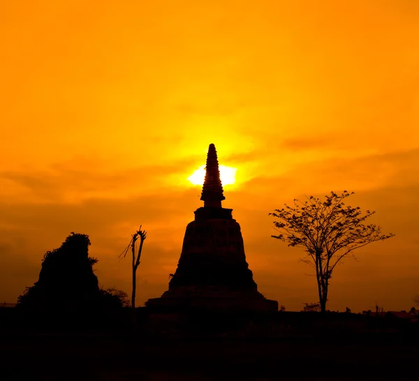 Gamla templet, i thailand — Stockfoto