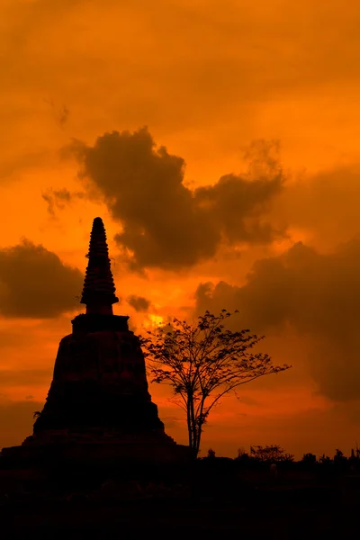 Gamla templet, i thailand — Stockfoto