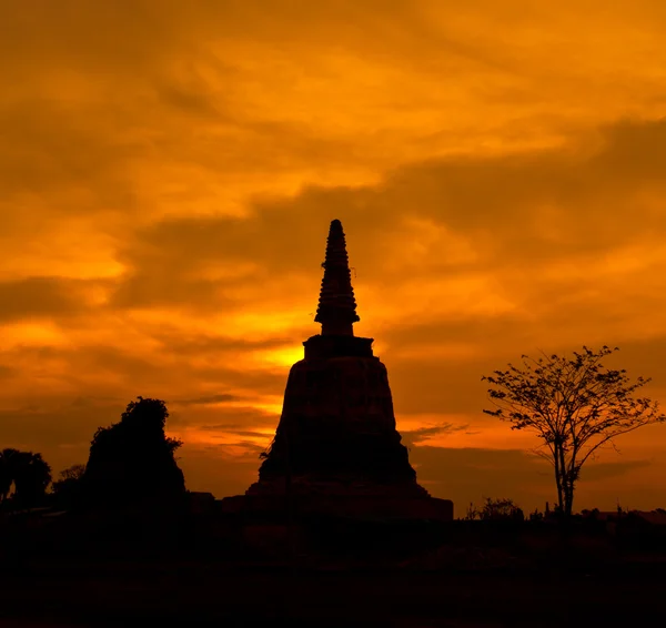 Vieux temple, en Thaïlande — Photo