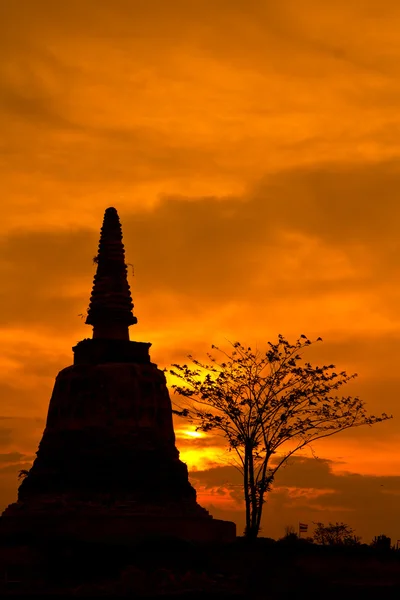 Alter tempel in thailand — Stockfoto