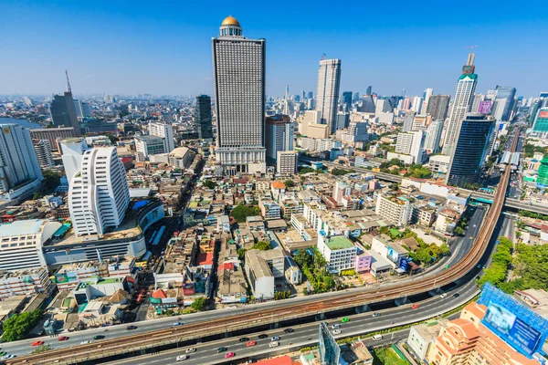 Uitzicht op de stad van Bangkok — Stockfoto