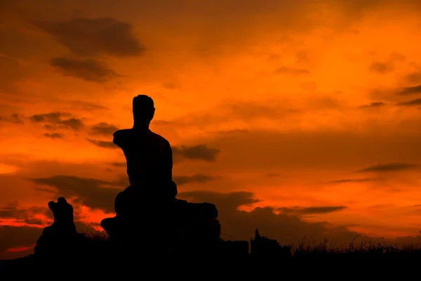 Gamla templet, i thailand — Stockfoto