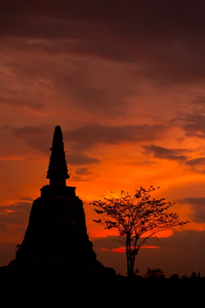 Templo velho, na Tailândia — Fotografia de Stock