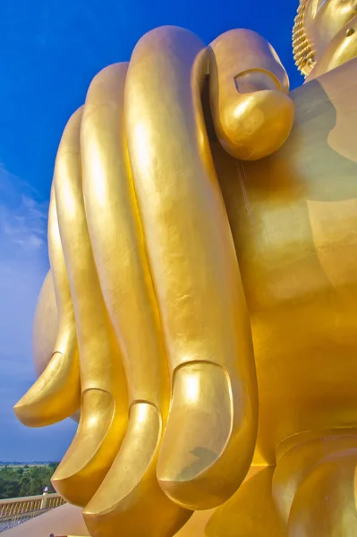 Ancient Buddha's hand. — Stock Photo, Image