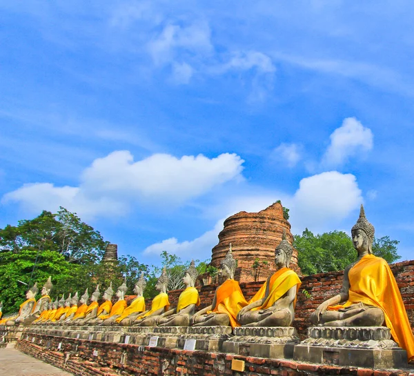 Tempel van ayuthaya, thailand — Stockfoto