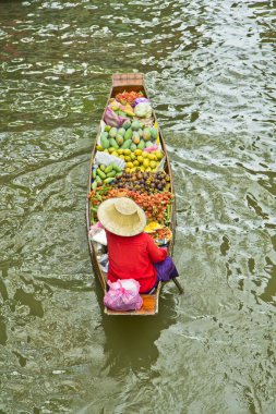 damnoen saduak yüzen Pazar yakın bangkok 