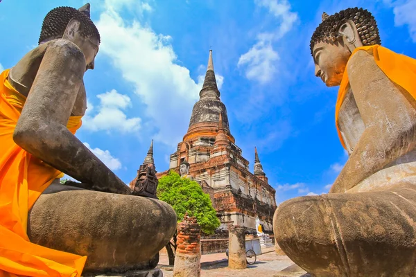 Tempel av ayuthaya, thailand — Stockfoto