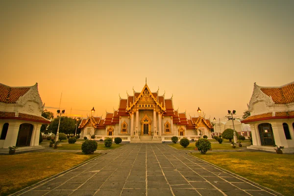 寺 (Wat Benchamabophit) 曼谷 — 图库照片