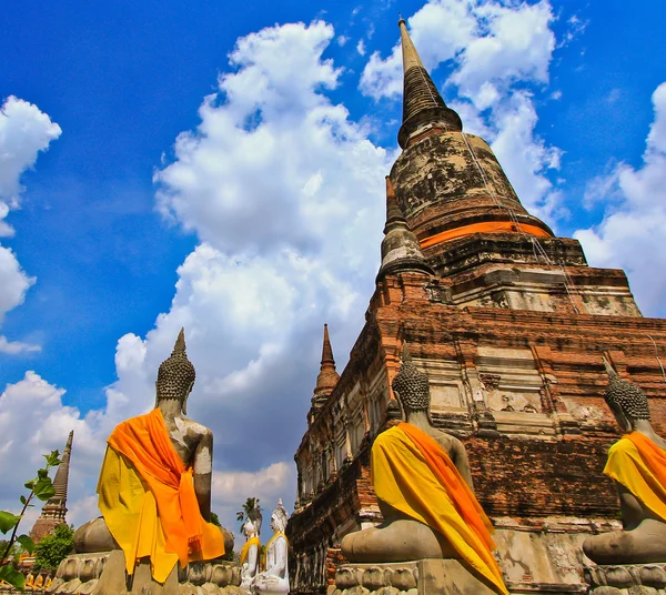 Templo de Ayuthaya, Tailândia — Fotografia de Stock