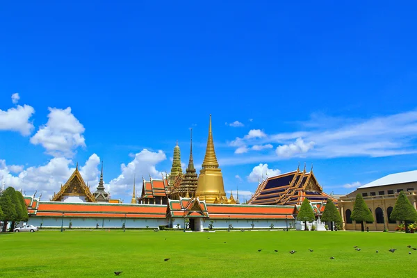 Wat Phra Kaew, świątynia w mieście Bangkok — Zdjęcie stockowe