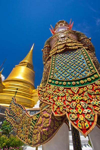 Wat Phra Kaew, de tempel in Bangkok — Stockfoto