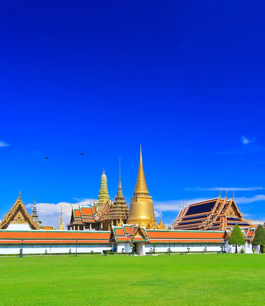 Wat Phra Kaew, świątynia w mieście Bangkok — Zdjęcie stockowe