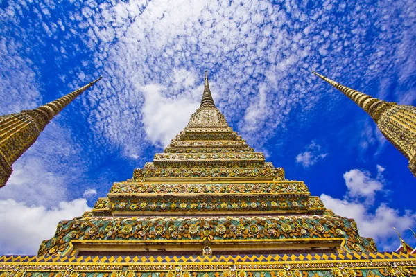 Pagoda w Wat pho w Bangkoku — Zdjęcie stockowe