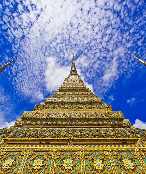 Pagoda w Wat pho w Bangkoku — Zdjęcie stockowe